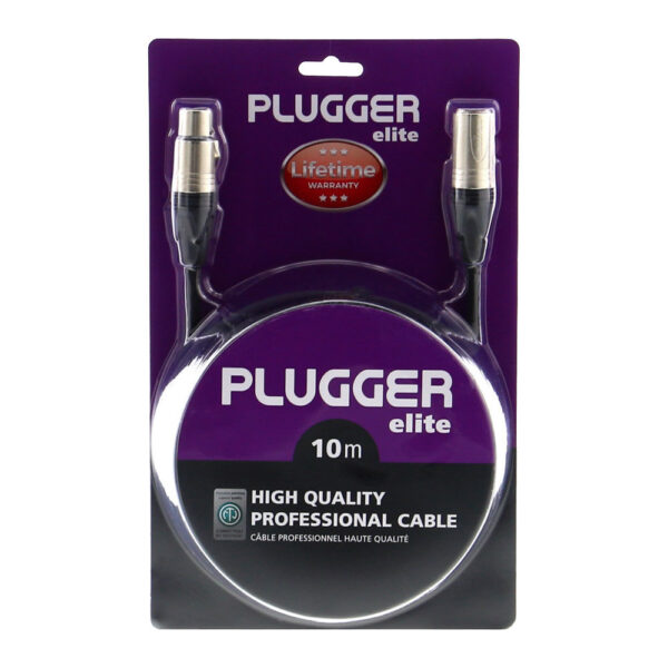 Plugger - Kabel XLR Ž 3b - XLR M 3b 10m Elite - Slika 2