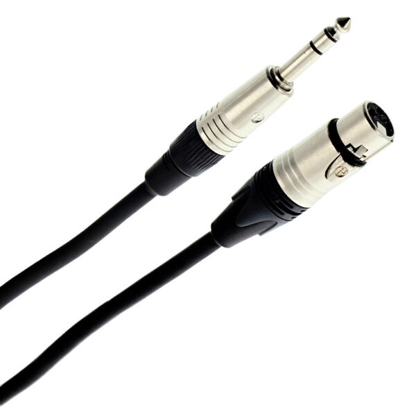 Plugger - Kabel XLR Ž 3b - Jack M Stereo 1,50m Elite