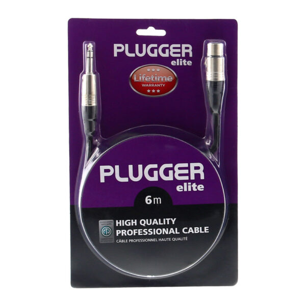 Plugger - Kabel XLR Ž 3b - Jack M Stereo 6m Elite - Slika 2
