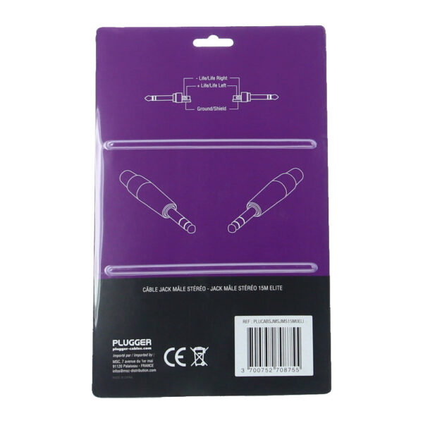 Plugger - Kabel Jack M Stereo - Jack M Stereo 1.50 m Elite - Slika 3