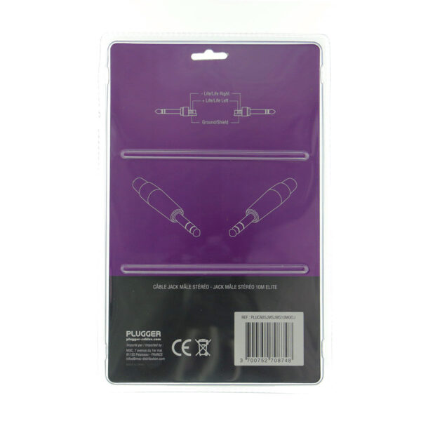 Plugger - Kabel Jack M Stereo - Jack M Stereo 10 m Elite - Slika 3