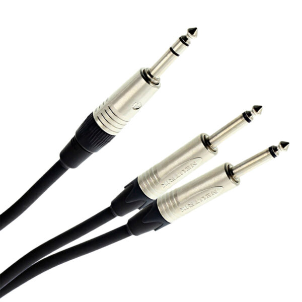 Plugger - Kabel Y Jack M Stereo - Jack M Mono 1.50m Elite