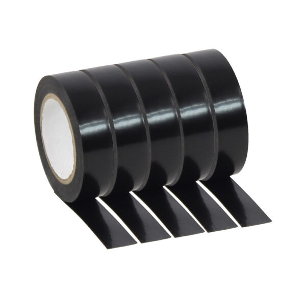 Plugger - PVC Tape Black Pack 5x 10 metara