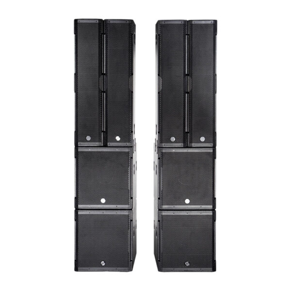 Elokance - Stage 18: High-end PA 8800 W RMS 4xSatellite + 4x 18" Sub