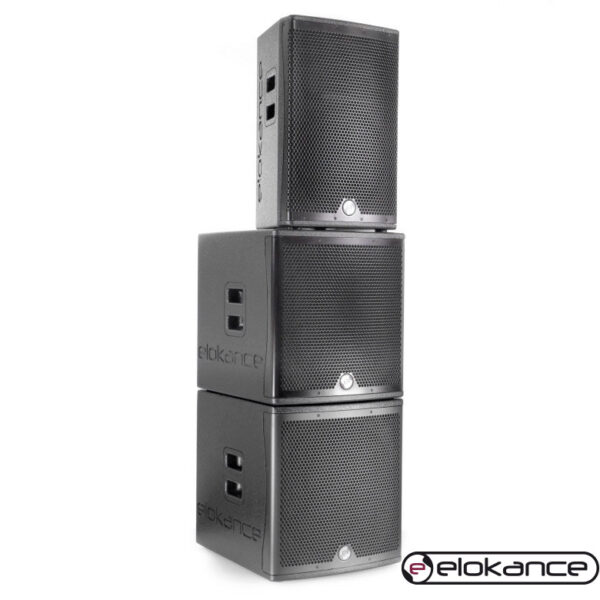 Elokance - ELO 2500 MK2 aktivni razglasni PA set, 2.500/5.000W - Slika 2