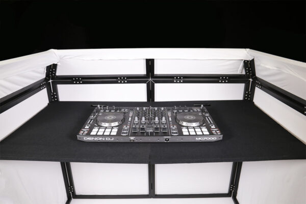 BoomTone DJ - DJ Stand Pro White, DJ pult, stol za Dja - Slika 3