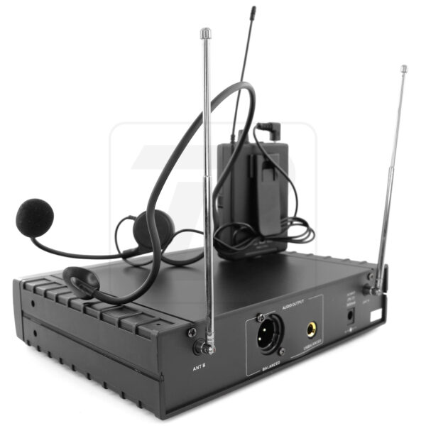 BoomTone DJ - UHF 10HL F5 profi bežićni mikrofon, naglavni mikrofon - Slika 6