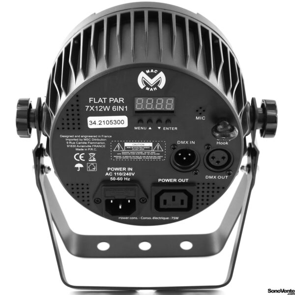 Mac Mah - FLAT PAR 7X12W 6IN1 - Slika 5