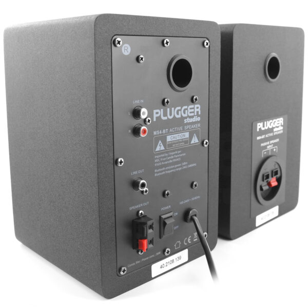 Plugger Studio - MS4-BT bežićni (bluetooth) zvučnici, par - Slika 6