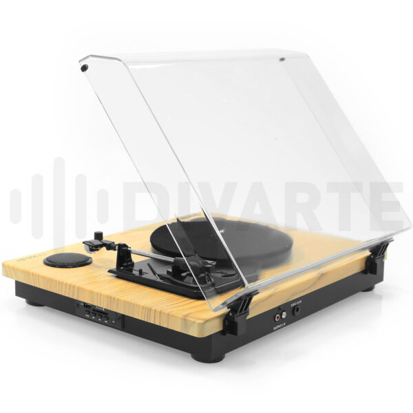 Divarte - TT300-BT gramofon s pretpojačalom, USB SDc BT AUX 2xRCA - Slika 6