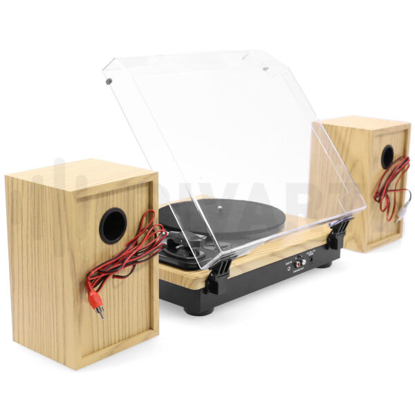 Divarte - TT400-BT gramofon s pojačalom, zvučnicima, Bluetooth, USB, SD - Slika 6