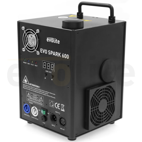 Evolite - Evo Spark 600 Twin Set, par mašina za hladni vatromet (2 kom) - Slika 4