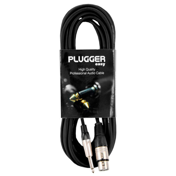 Plugger - Kabel XLR M 3b - Jack M mono 1,50m Easy - Slika 2