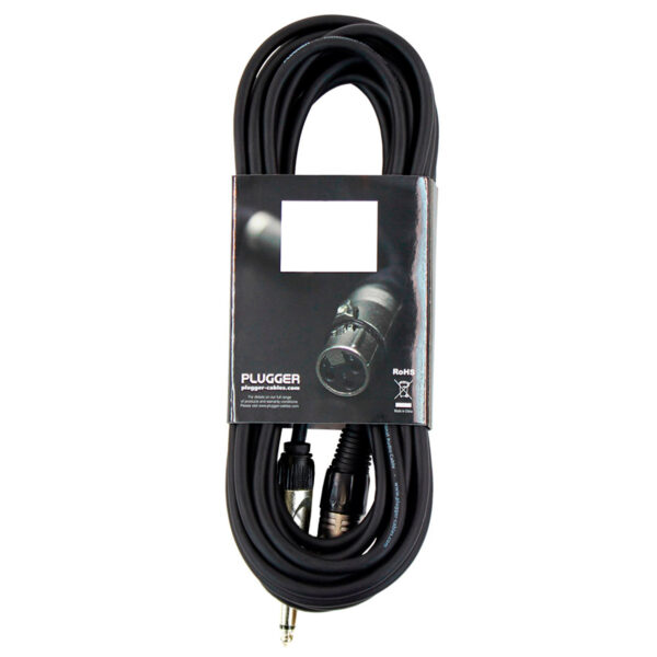 Plugger - Kabel XLR M 3b - Jack M mono 1,50m Easy - Slika 3