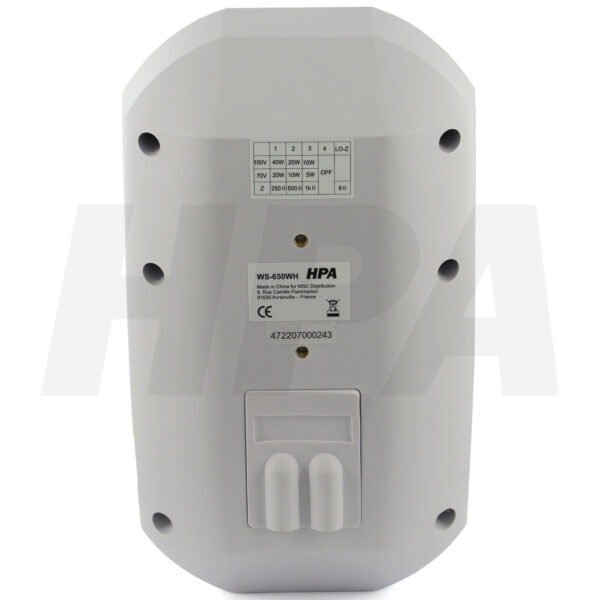 HPA - WS-650WH (par), vodootporni instalacijski zvučnici, 100V / pasiva - Slika 5