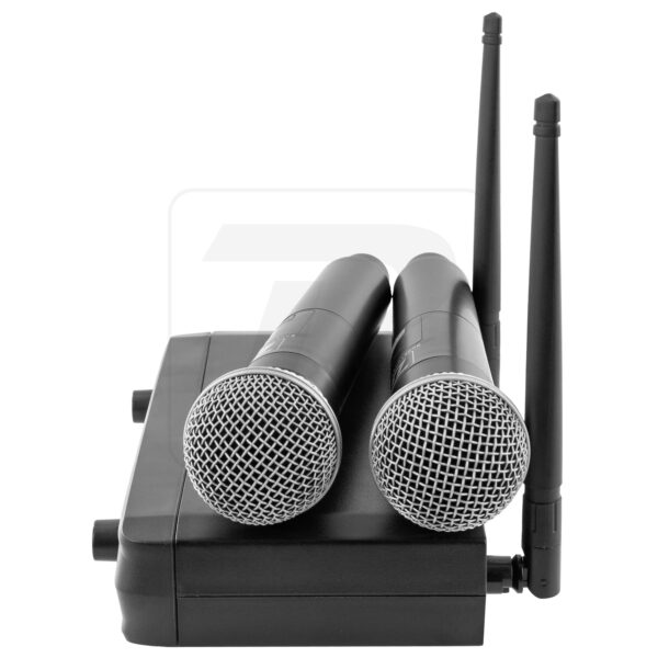 BoomTone DJ - UHF Duo, profi bežićni mikrofon, ručni, dupli (par) - Slika 3