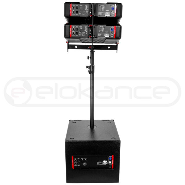 Elokance - SLA System: 6.800W mini line-array sustav 4xSatelit + 2xSub - Slika 5
