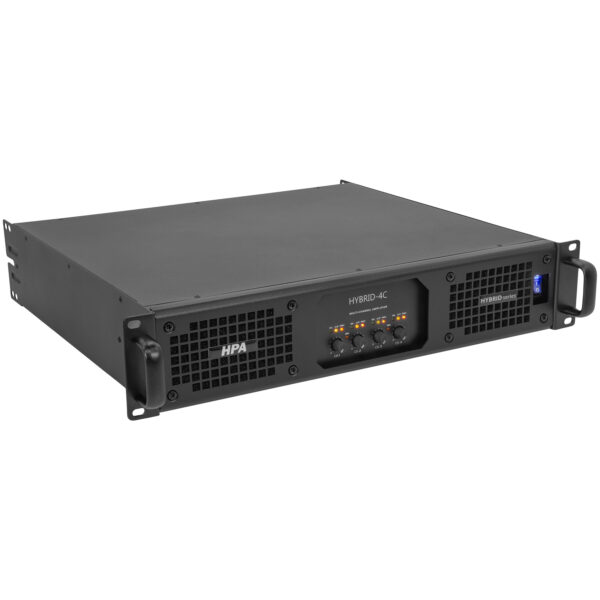 HPA - HYBRID-4C: 5.000W hibridno 4-ch pojačalo za 2.7/4/8Ω i 100V