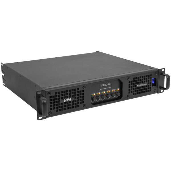 HPA - HYBRID-6C: 7,500W hybrid 6-ch amplifier for 2.7/4/8Ω and 100V