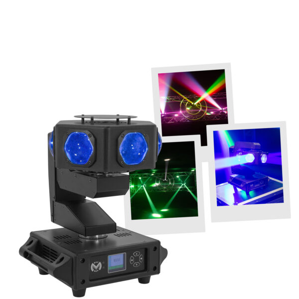 Mac Mah - Retro-Beam: retro-style LED light show moving head