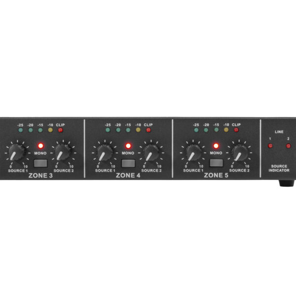 HPA - Zoner 25: multi-zonski 2-in 5-out mikser/splitter, za instalacije - Slika 5