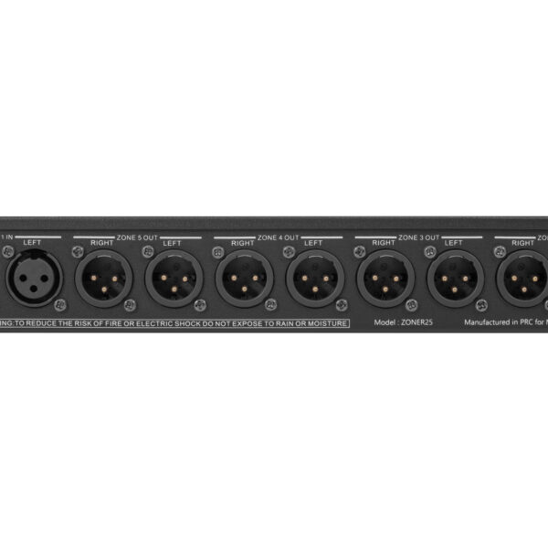 HPA - Zoner 25: multi-zonski 2-in 5-out mikser/splitter, za instalacije - Slika 7