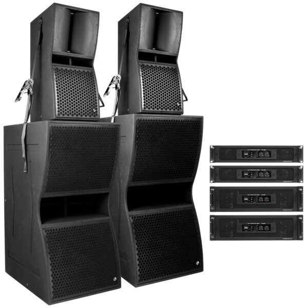Elokance - OS SYSTEM; 4x 21" + 2x 15" PA for large events 7.600W