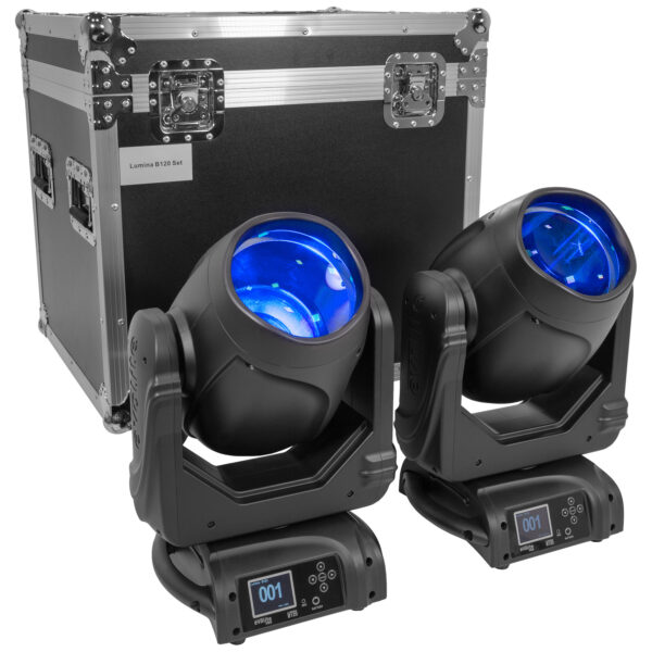 Evolite Pro - Lumina B120 Set (2 kom moving heada s flight caseom) - Slika 2