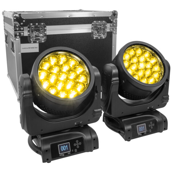 Evolite Pro - Lumina W1940Z Set (2 kom lyre moving heada + flight case) - Slika 2