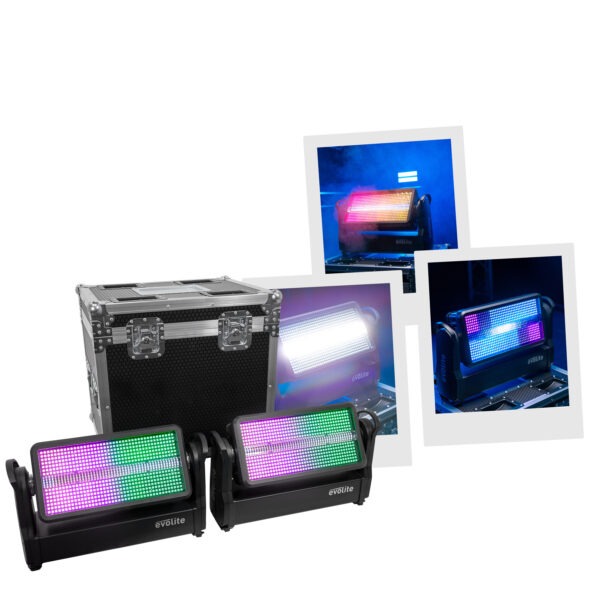 Evolite Pro - Thunder Kolor Set, moćni outdoor motorizirani strobe/wash