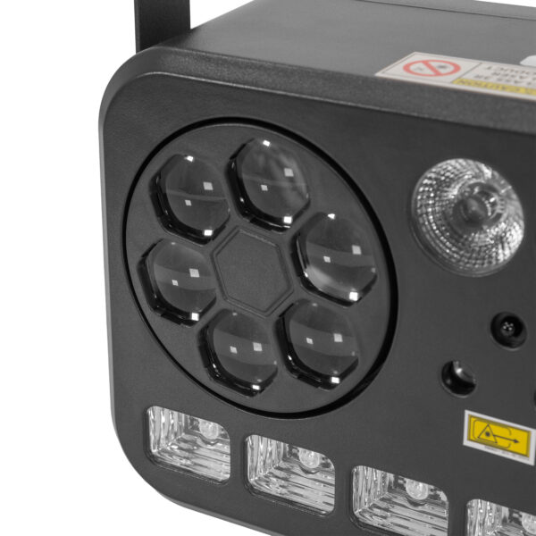 BoomTone DJ - LightShow 6FX: RGBW,Laser,Strobo,UV,wash,gobo,cryst.ball - Slika 9