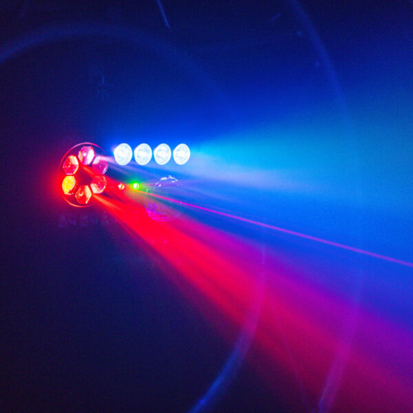 BoomTone DJ - LightShow 6FX: RGBW,Laser,Strobo,UV,wash,gobo,cryst.ball - Slika 4