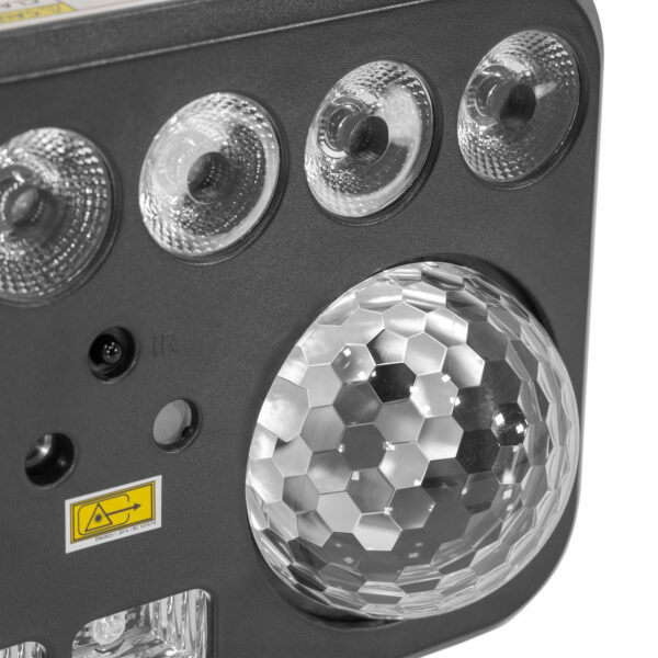 BoomTone DJ - LightShow 6FX: RGBW,Laser,Strobo,UV,wash,gobo,cryst.ball - Slika 8
