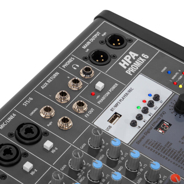 HPA - Promix 6: kompaktna 6-ch analogna mikseta - Slika 7