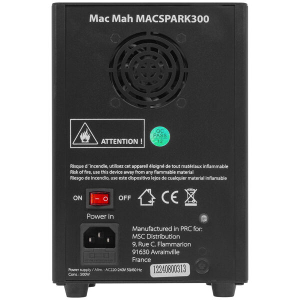 Mac Mah - Mac Spark 300: hladna fontana 500W - Slika 7