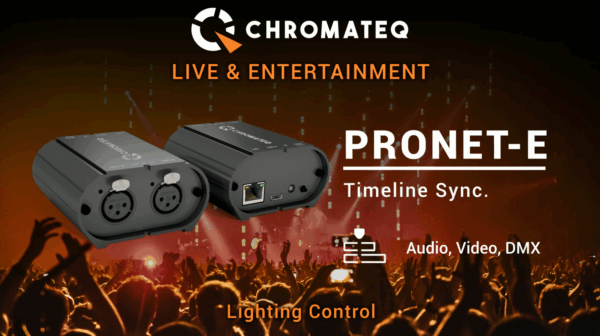 Chromateq - PRONET-E DMX kontroler, Art-Net, podržava do 512 Universa!